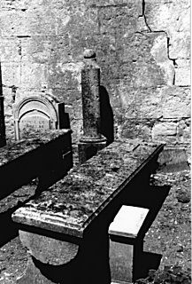 Grave on a cemetery at the Atlantic Coast of France